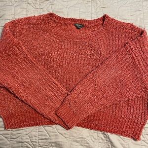 Super cute cropped chenille sweater - WILD FABLE